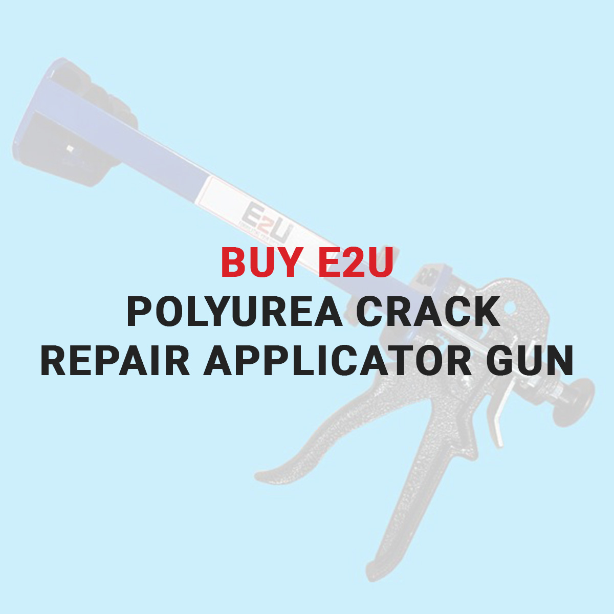 Polyurea Crack Repair Applicator Gun